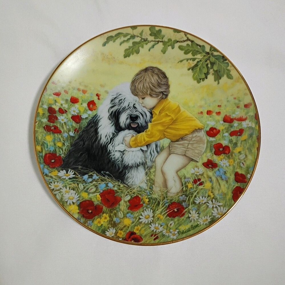 Tender Loving Care Hamilton Collection Plate By Patrica Brooks 8.5"